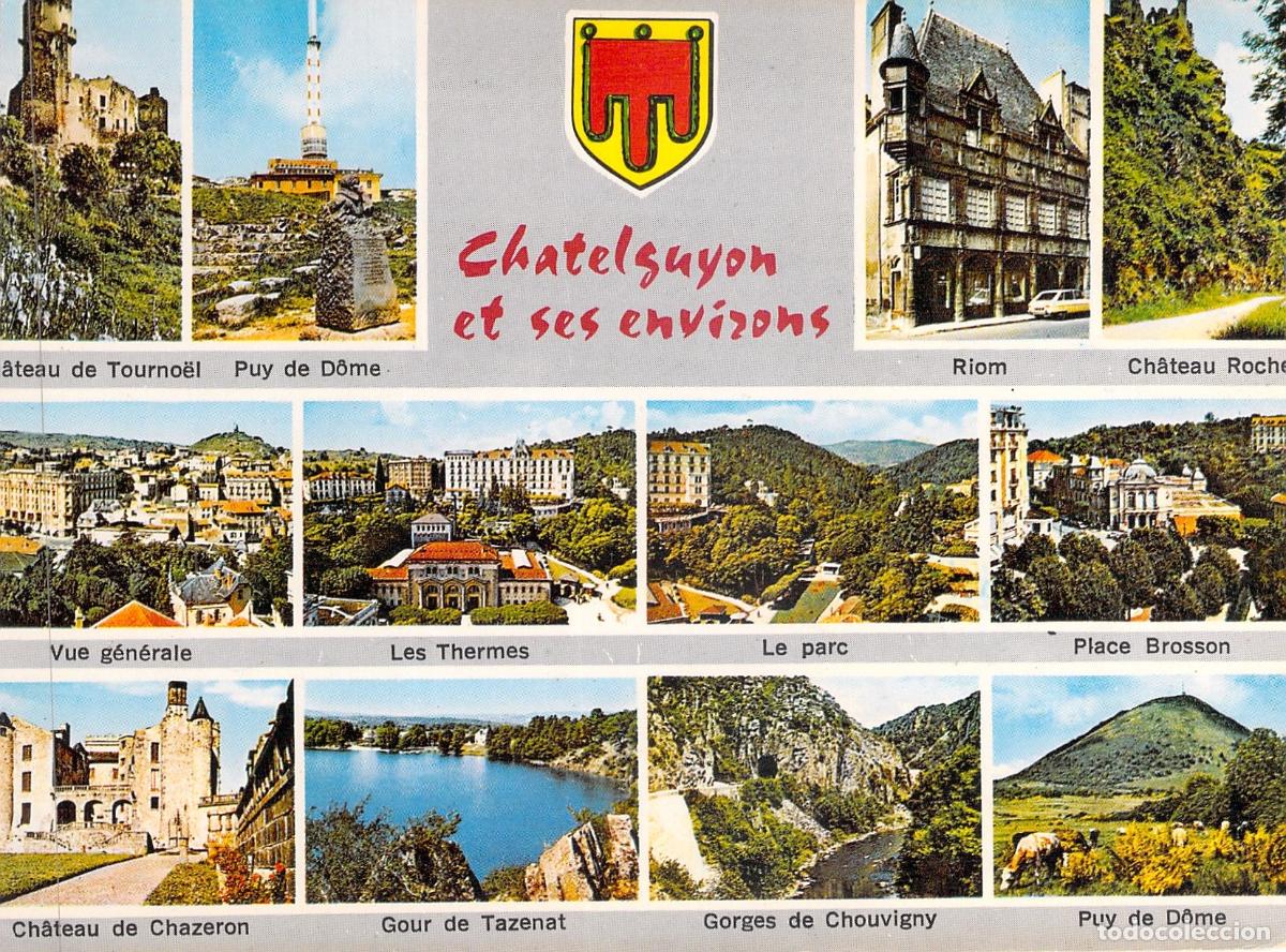 Postales: Postal Multivista de Ch&acirc;tel-Guyon y sus Alrededores Francia