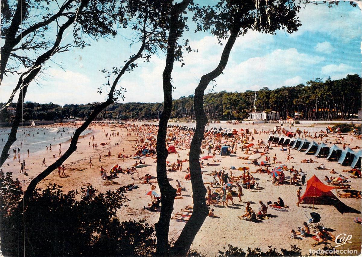 Postcards: Postal de la Playa de Nauzan en Vaux-sur-Mer Francia
