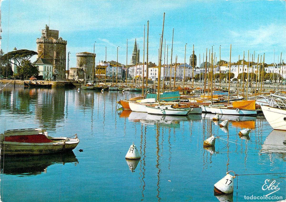 Postcards: Postal de La Rochelle: El Puerto de Yates y las Tres Torres