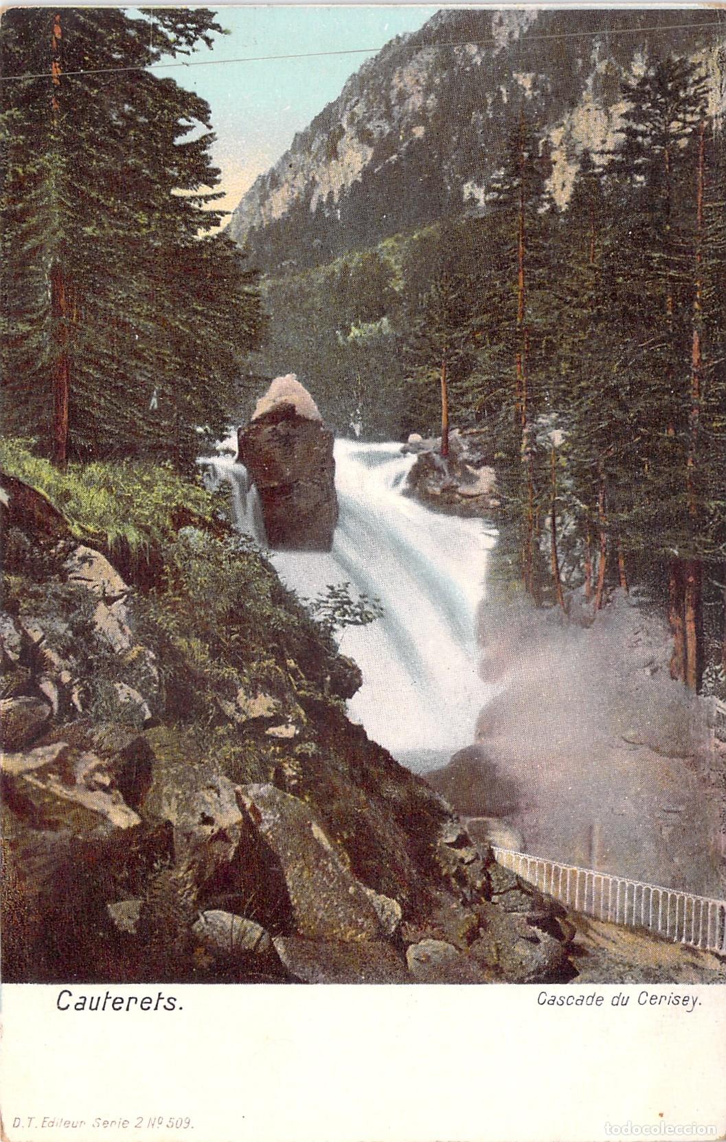 Cartoline: Postal Tur&iacute;stica de la Cascada de Cerisey, Cauterets, Francia