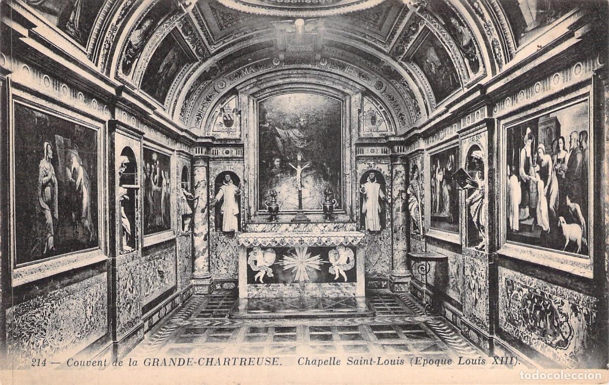 Postales: Postal de la Capilla San Luis, Monasterio de la Grande-Chartreuse, Francia