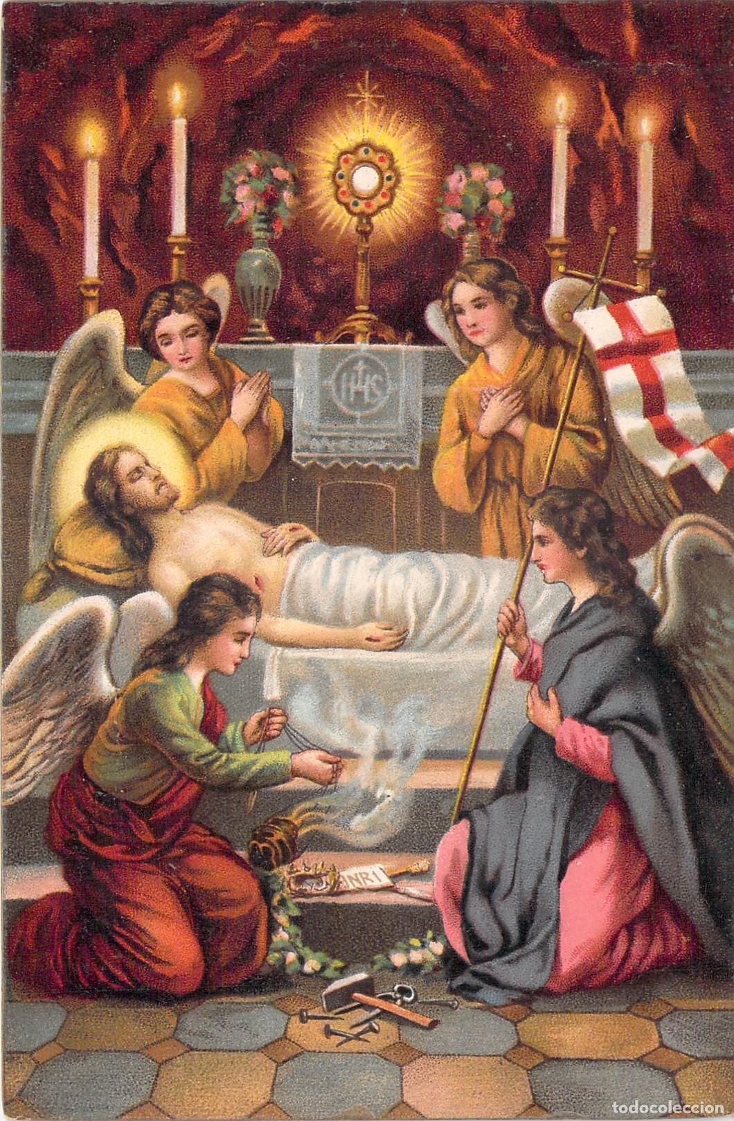Postales: Postal Religiosa El Santo Sepulcro de Cristo &Aacute;ngeles
