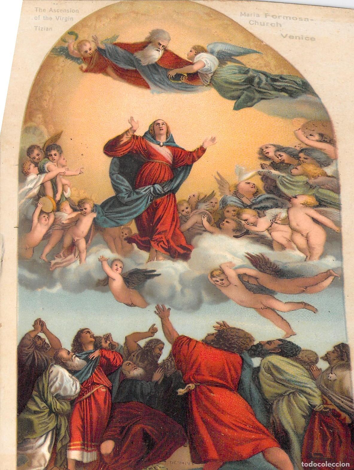 Postkarten: Postal de Arte de la Asunci&oacute;n de la Virgen por Tiziano en Venecia