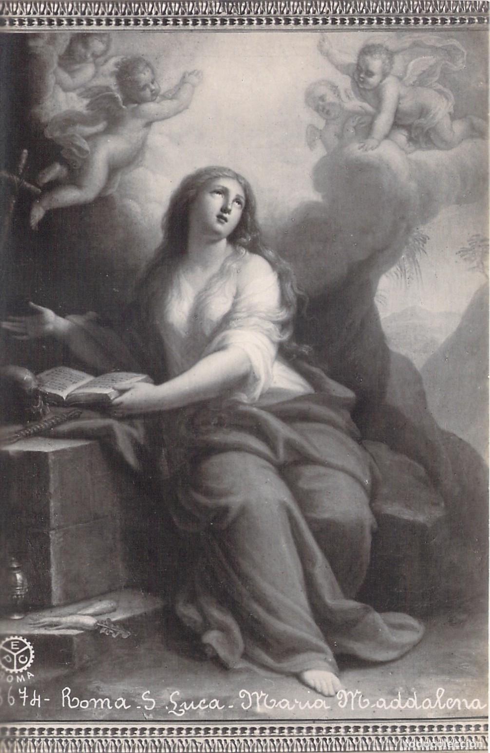 Postcards: Postal de la Pintura de Mar&iacute;a Magdalena en San Luca, Roma