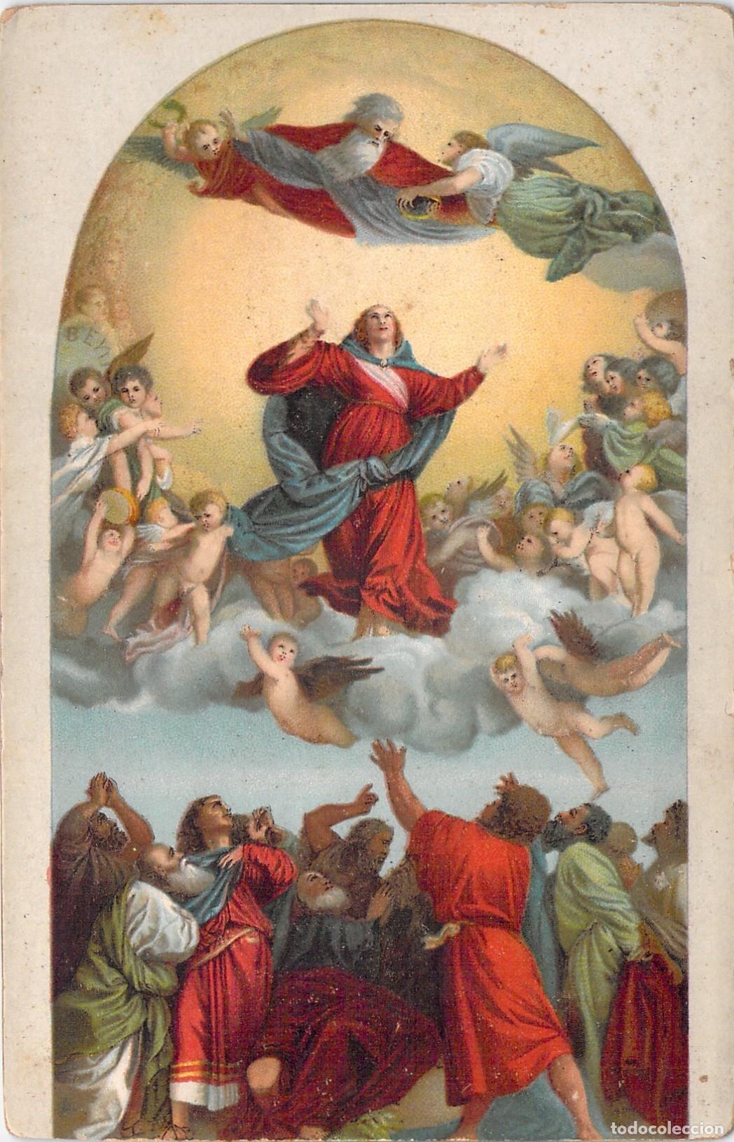 Postales: Postal Art&iacute;stica Asunci&oacute;n de la Virgen de Tiziano Stengel