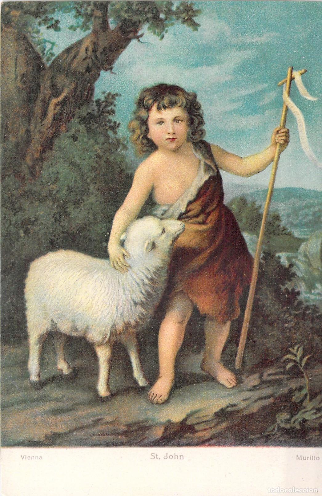 Postales: Postal de Arte San Juan Bautista Ni&ntilde;o de Murillo