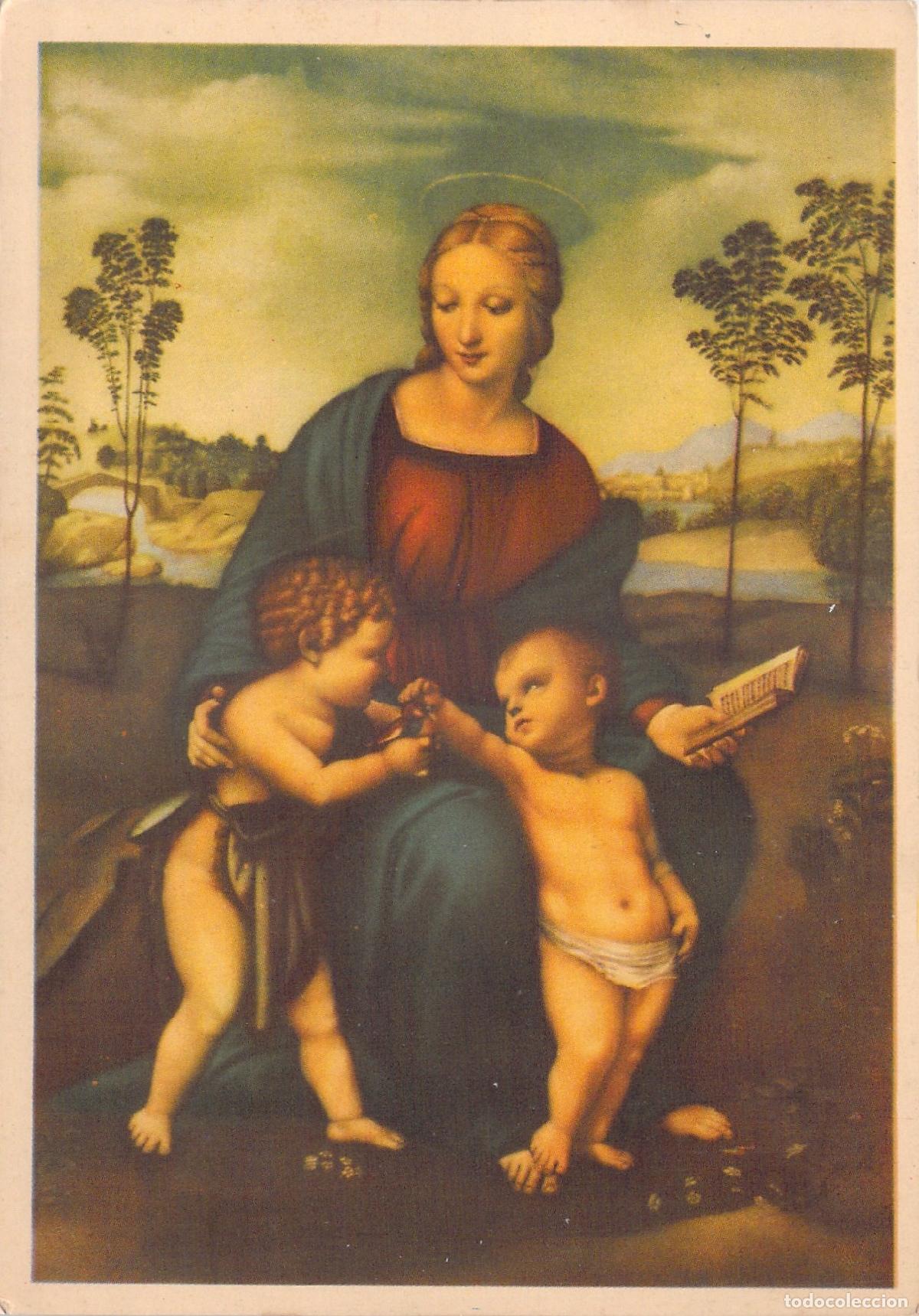Postales: Postal Art&iacute;stica La Virgen del Pajarito por Rafael Uffizi