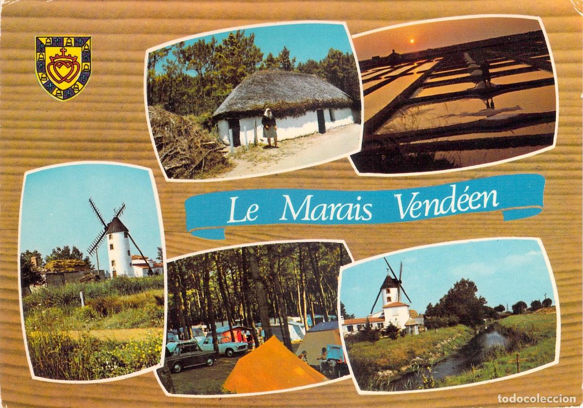 Postales: Postal Tur&iacute;stica de Le Marais Vend&eacute;en Francia con Vistas M&uacute;ltiples