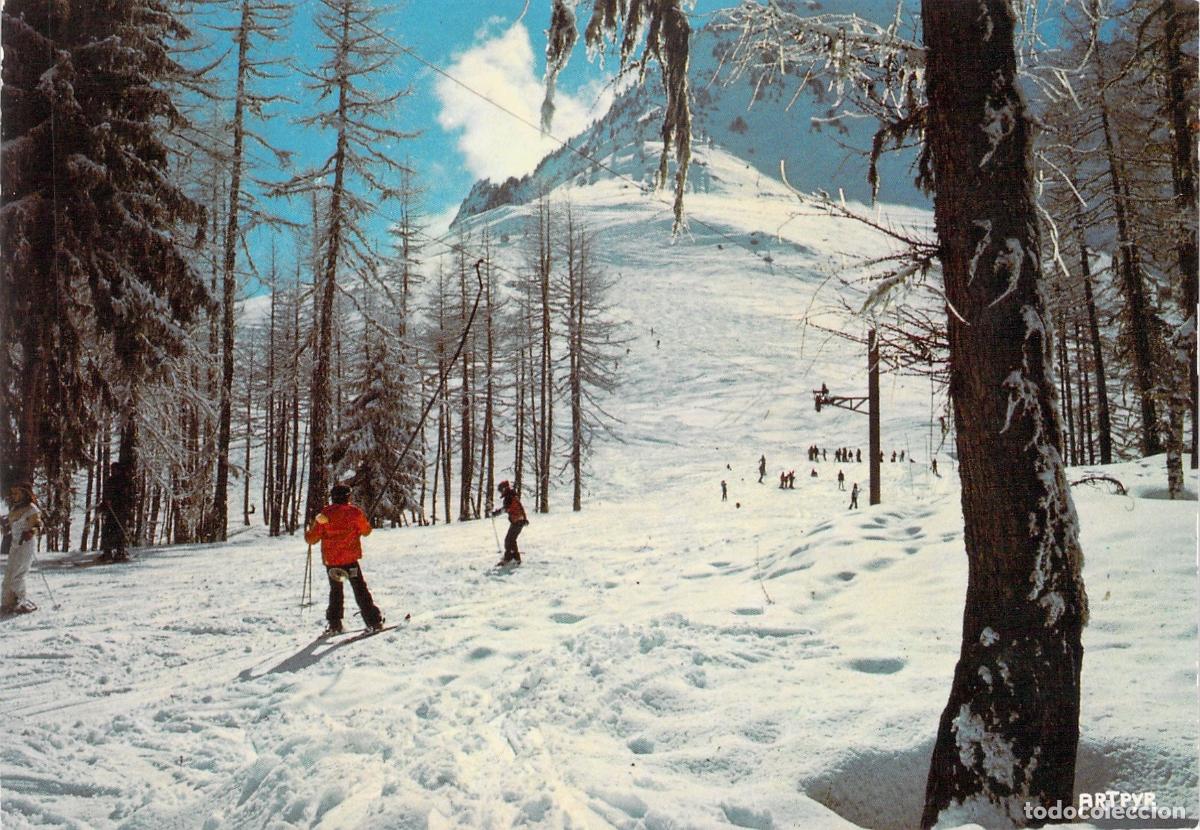 Postales: Postal de Bar&egrave;ges Pirineos Estaci&oacute;n de Esqu&iacute; La Laquette