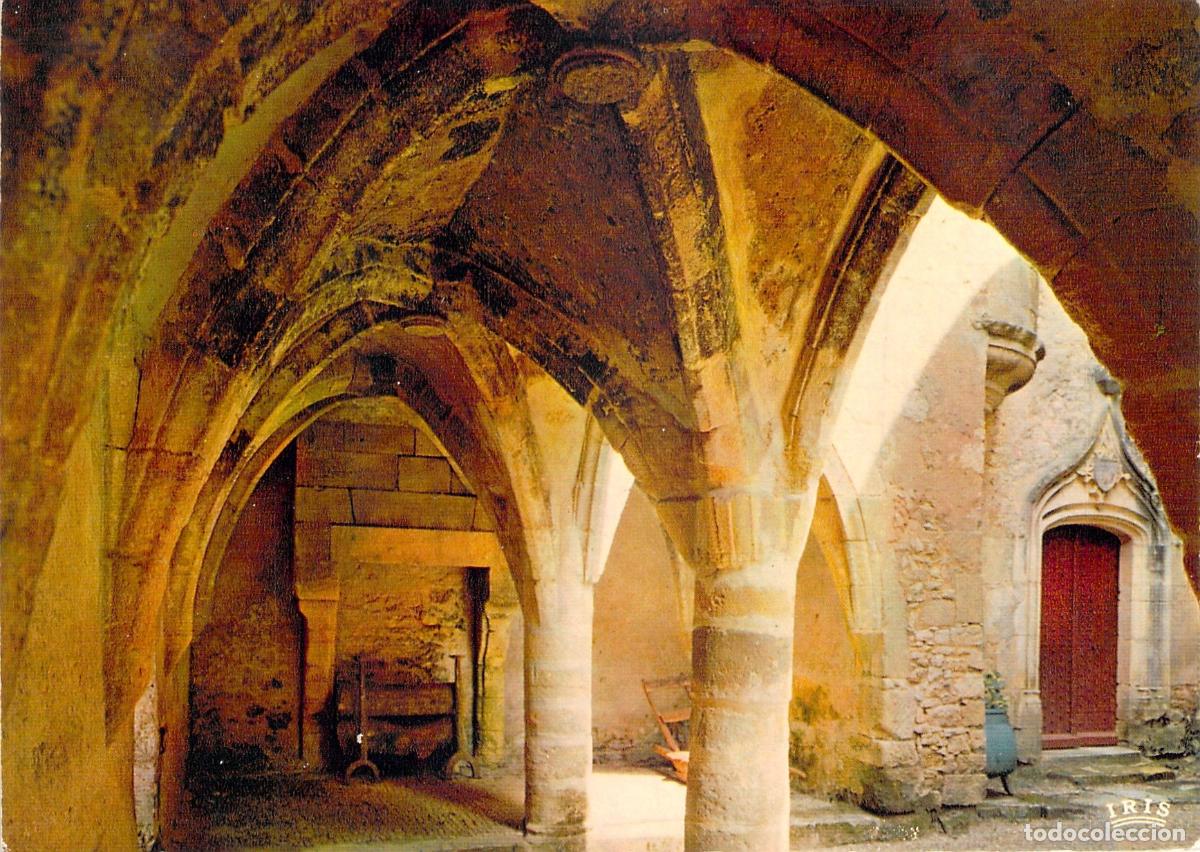 Postkarten: Postal del Castillo de Marzac en Tursac Dordogne Galer&iacute;a del Claustro