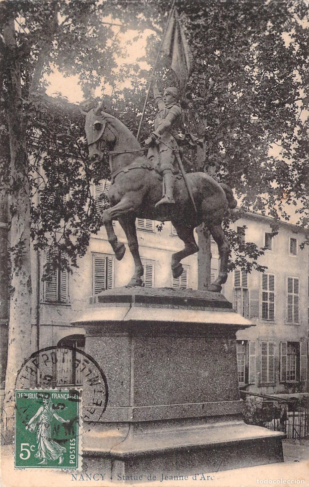 Postales: Tarjeta Postal de la Estatua de Juana de Arco en Nancy