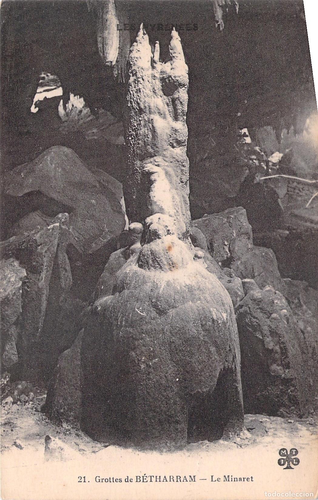 Postales: Postal Grutas de B&eacute;tharram - Formaci&oacute;n El Minarete, Pirineos