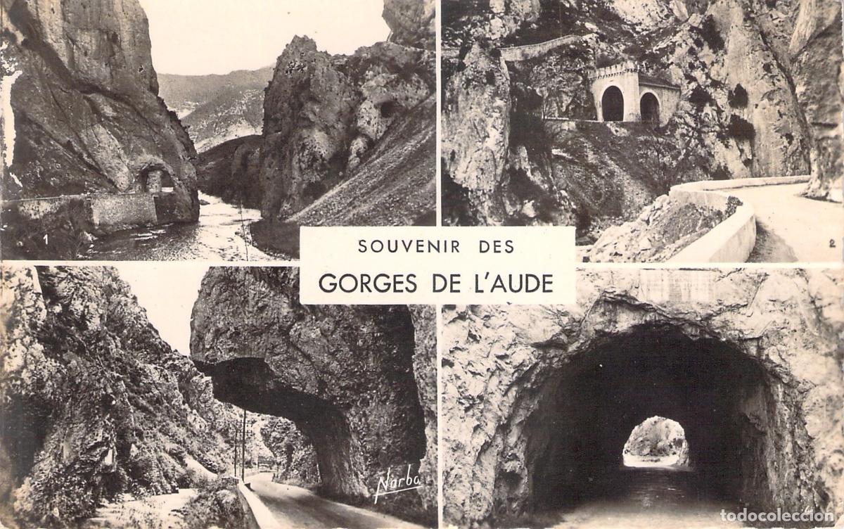Postales: Postal Gorges de l'Aude y Desfiladero de Pierre Lys