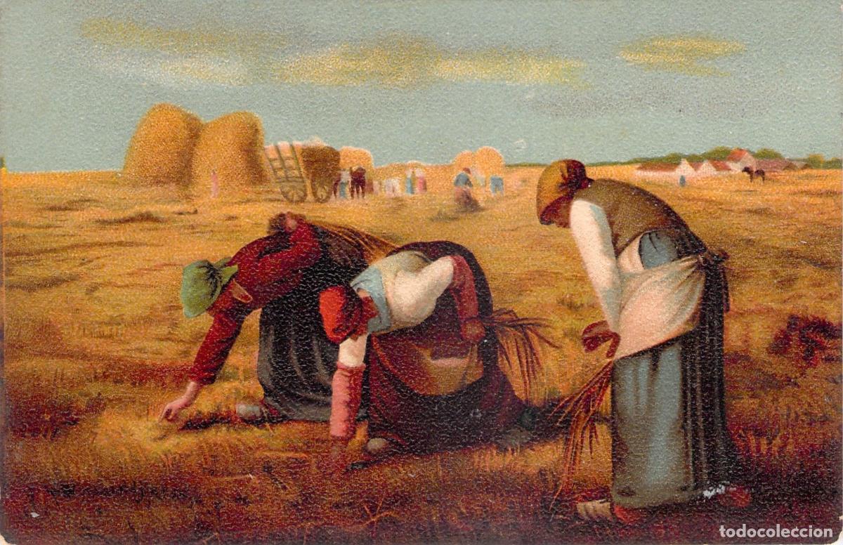 Postales: Postal de Arte Las Espigadoras por Jean-Fran&ccedil;ois Millet