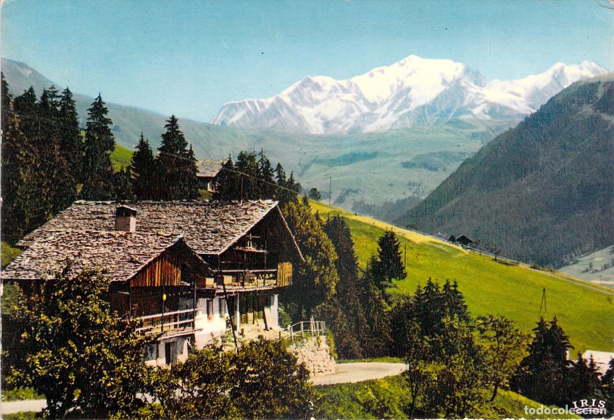 Postales: Postal del Macizo del Mont Blanc y Alpes de Saboya Francia