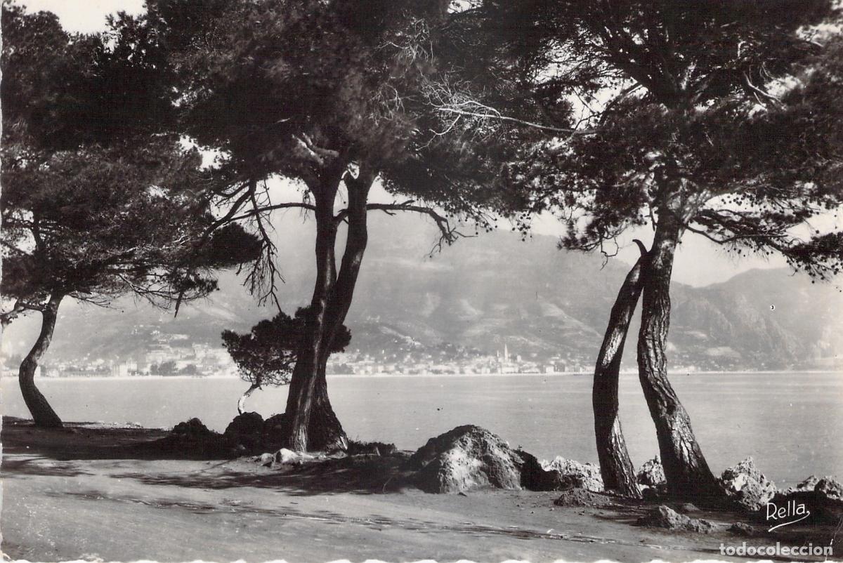 Postales: Postal de Menton vista desde el Cap Martin en la Costa Azul