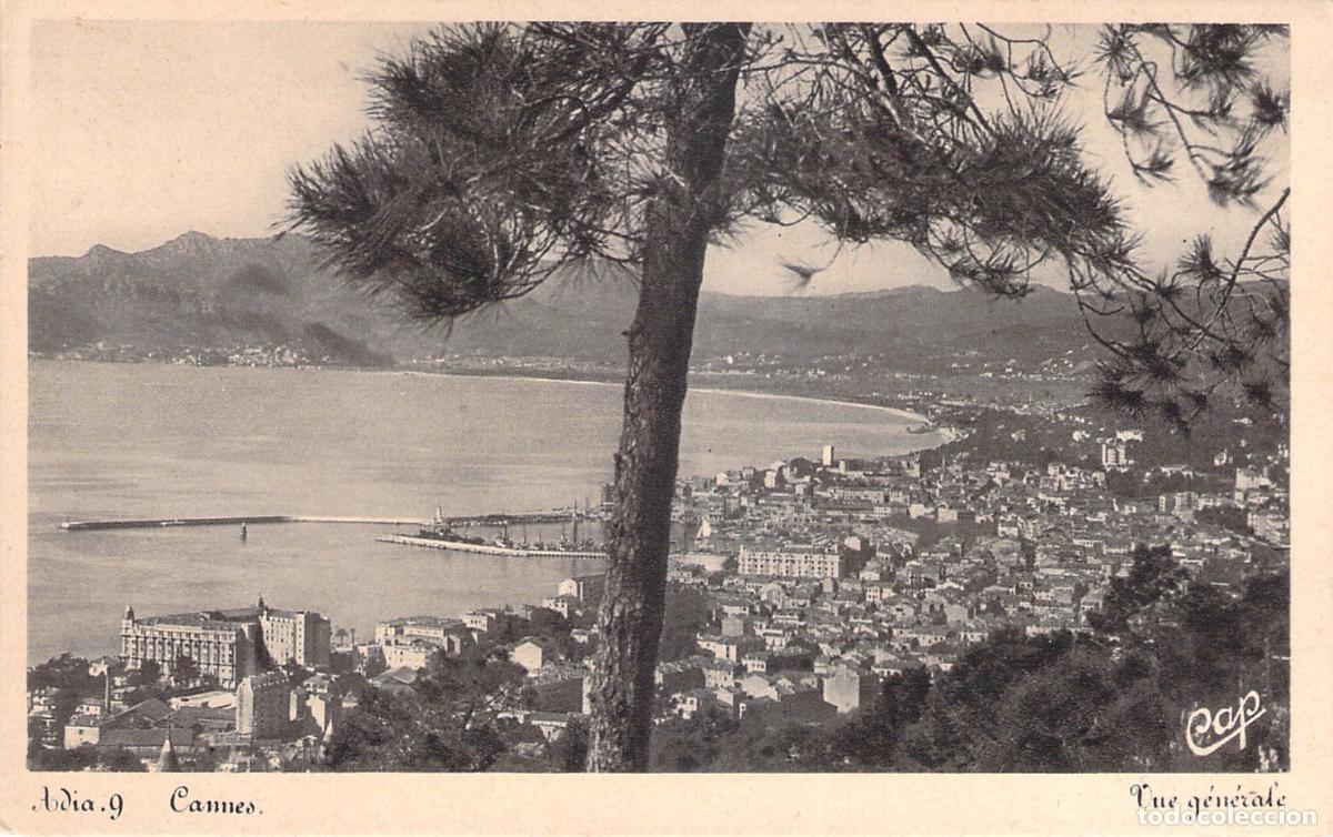 Postales: Postal de Cannes Francia Vista General desde la Colina