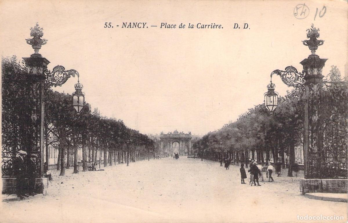 Postales: Postal de la Place de la Carri&egrave;re en Nancy Francia