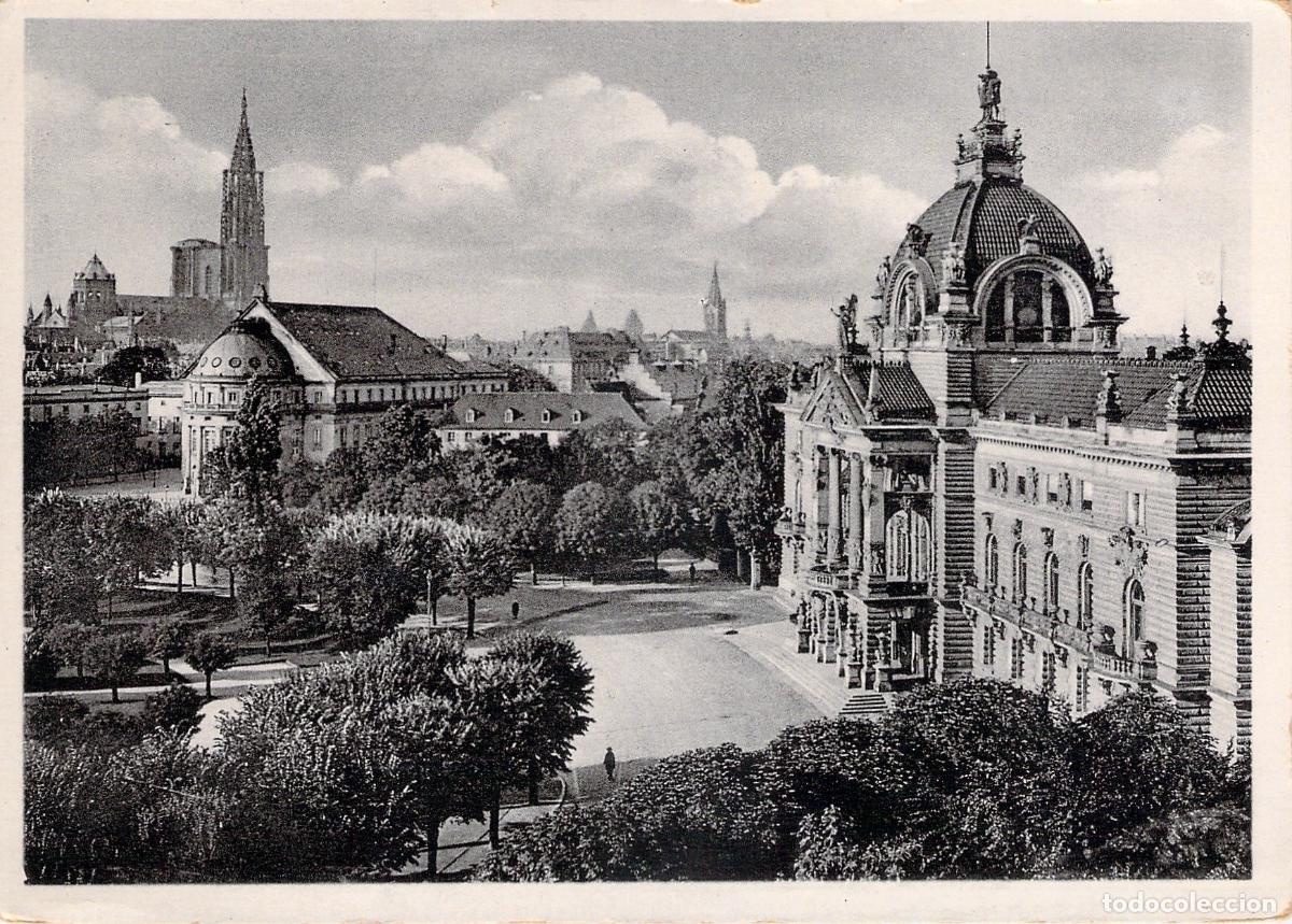 Postales: Postal de Estrasburgo Palacio del Rin y Catedral