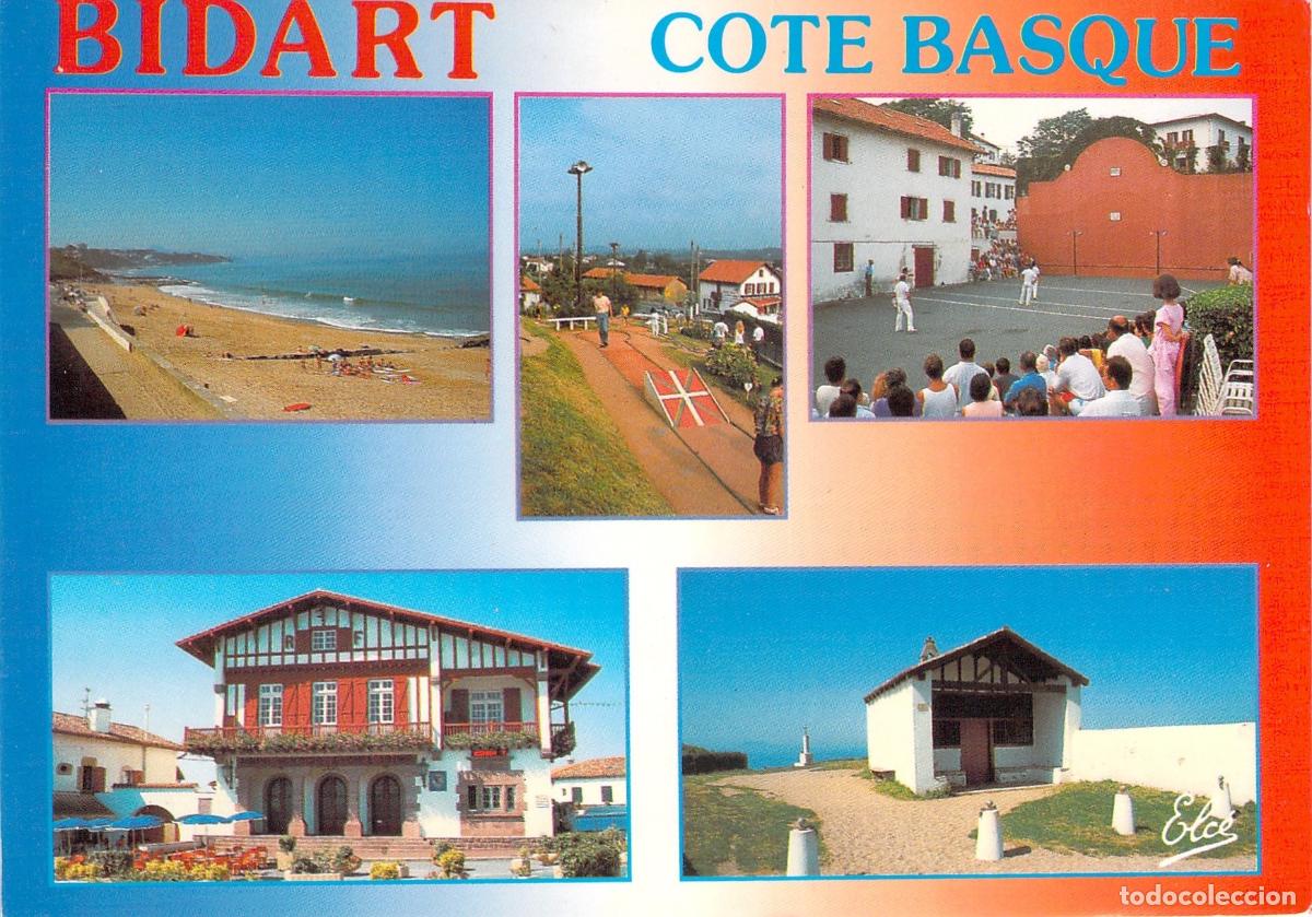Postales: Postal de Bidart C&ocirc;te Basque Multi-vista Playa Front&oacute;n Mairie
