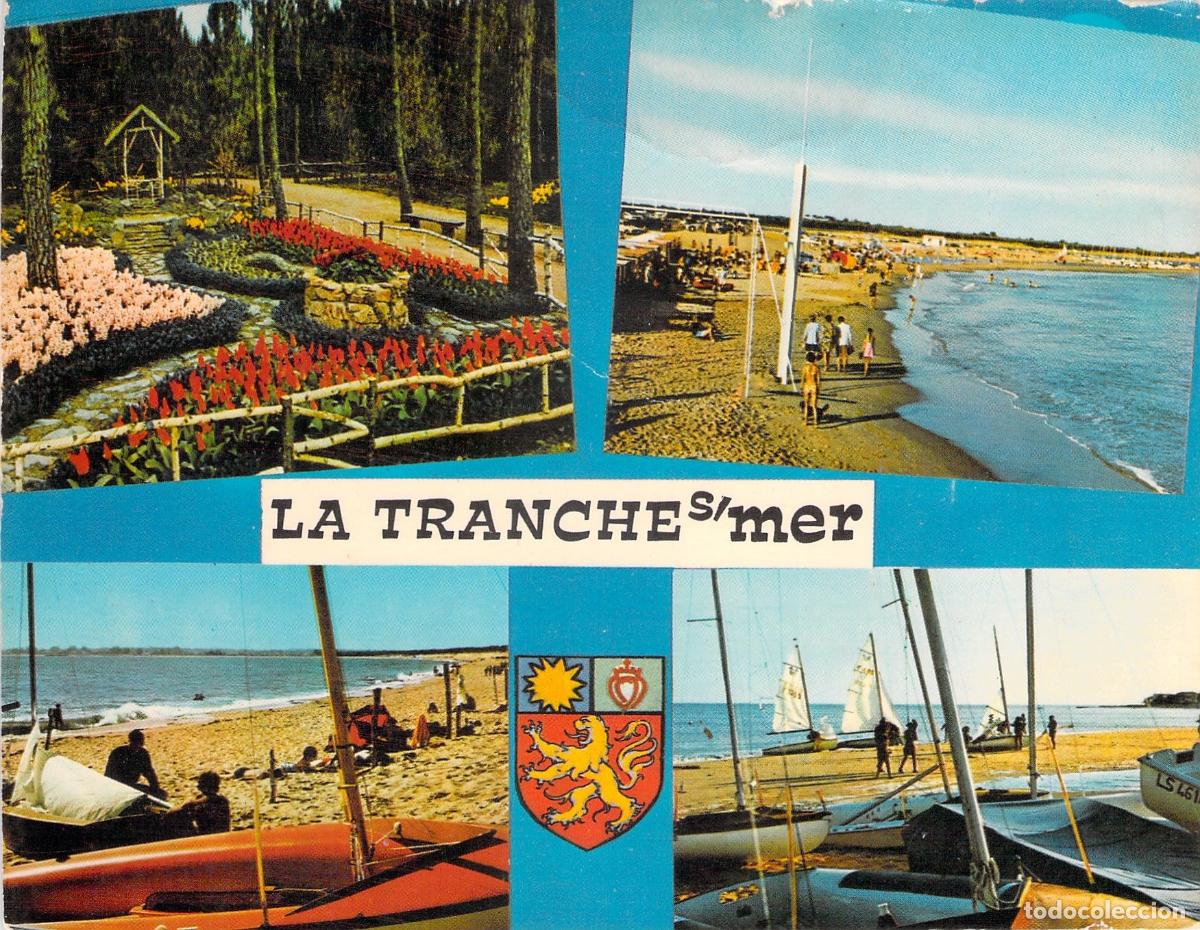 Postales: Postal de La Tranche-sur-Mer - Vistas de Playa y Jardines