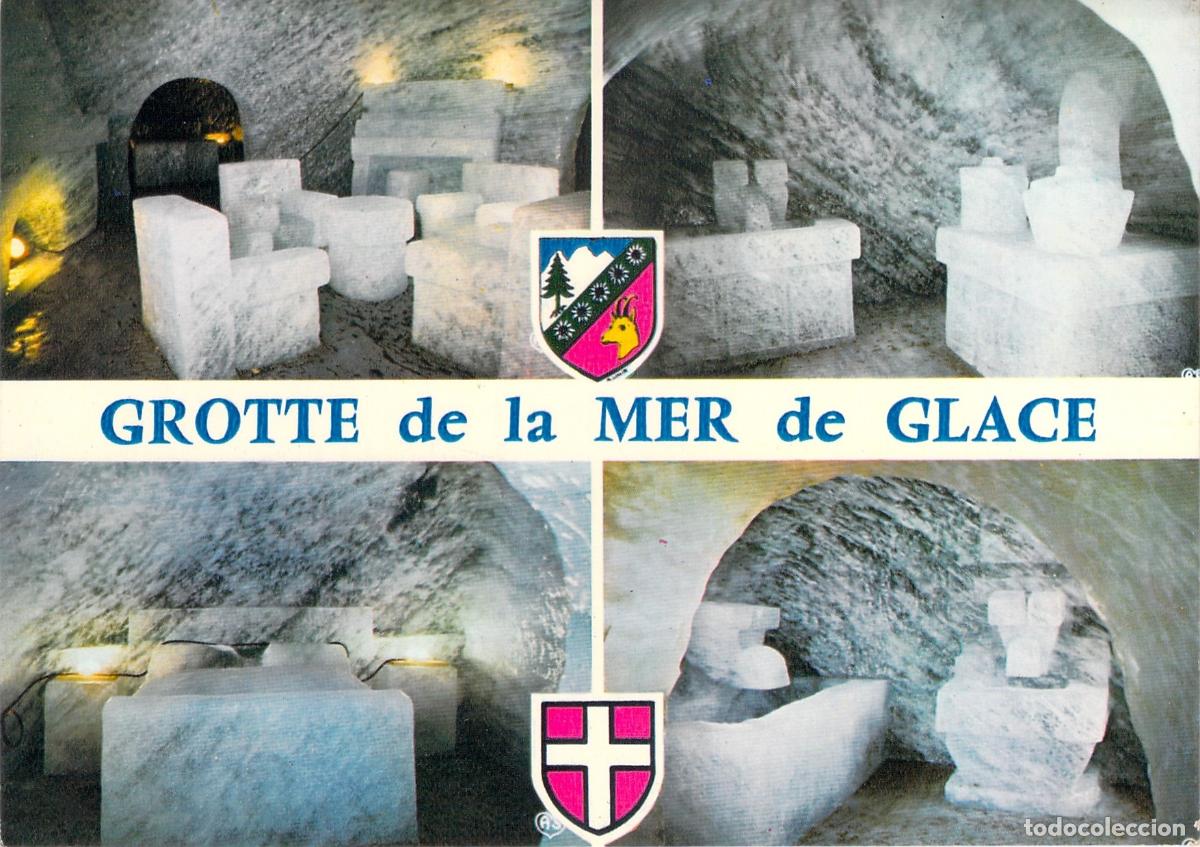 Postales: Postal Grotte de la Mer de Glace Chamonix Mont Blanc