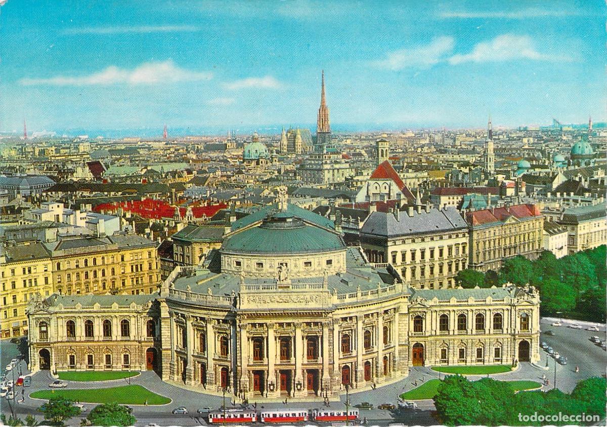 Postales: Postal Tur&iacute;stica de Viena, Austria - Teatro Imperial Burgtheater