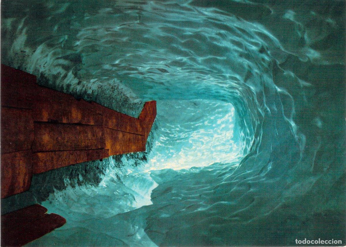 Postales: Postal de la Gruta de Hielo del Glaciar del R&oacute;dano, Suiza