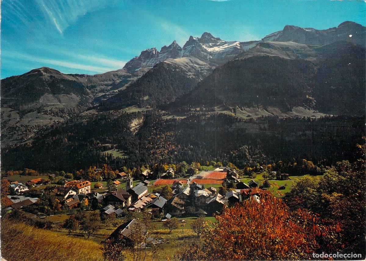 Postales: Postal de Champ&eacute;ry y Les Dents du Midi en los Alpes Suizos