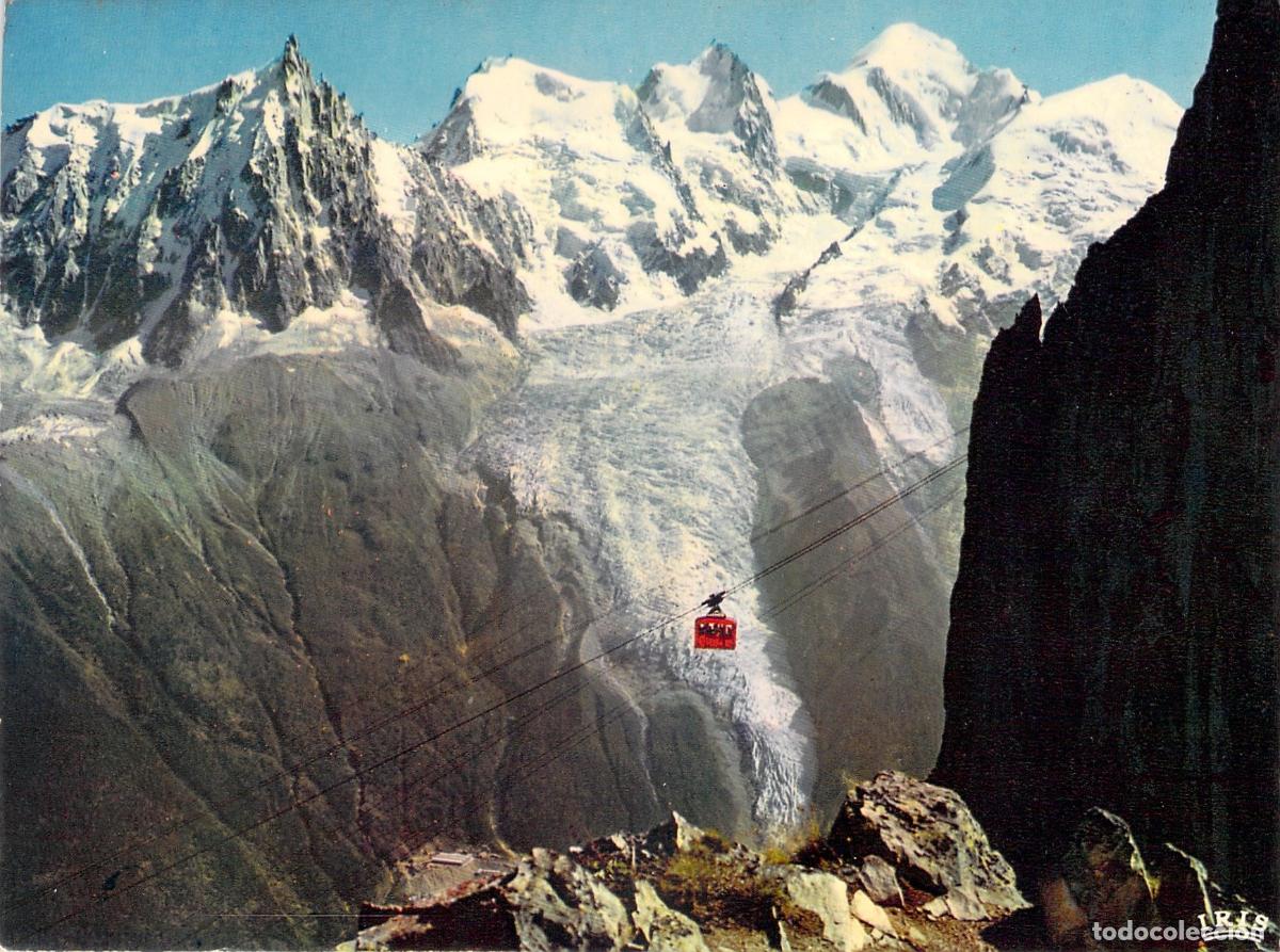 Postales: Postal del Telef&eacute;rico Planpraz en Chamonix-Mont-Blanc, Alpes