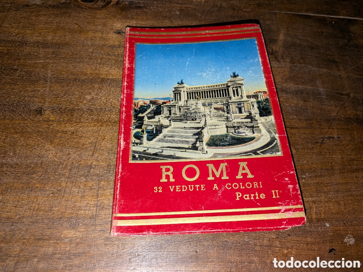 Postales: 32 Vistas de Roma bonito &aacute;lbum de recuerdo 3,50 17x12 cm