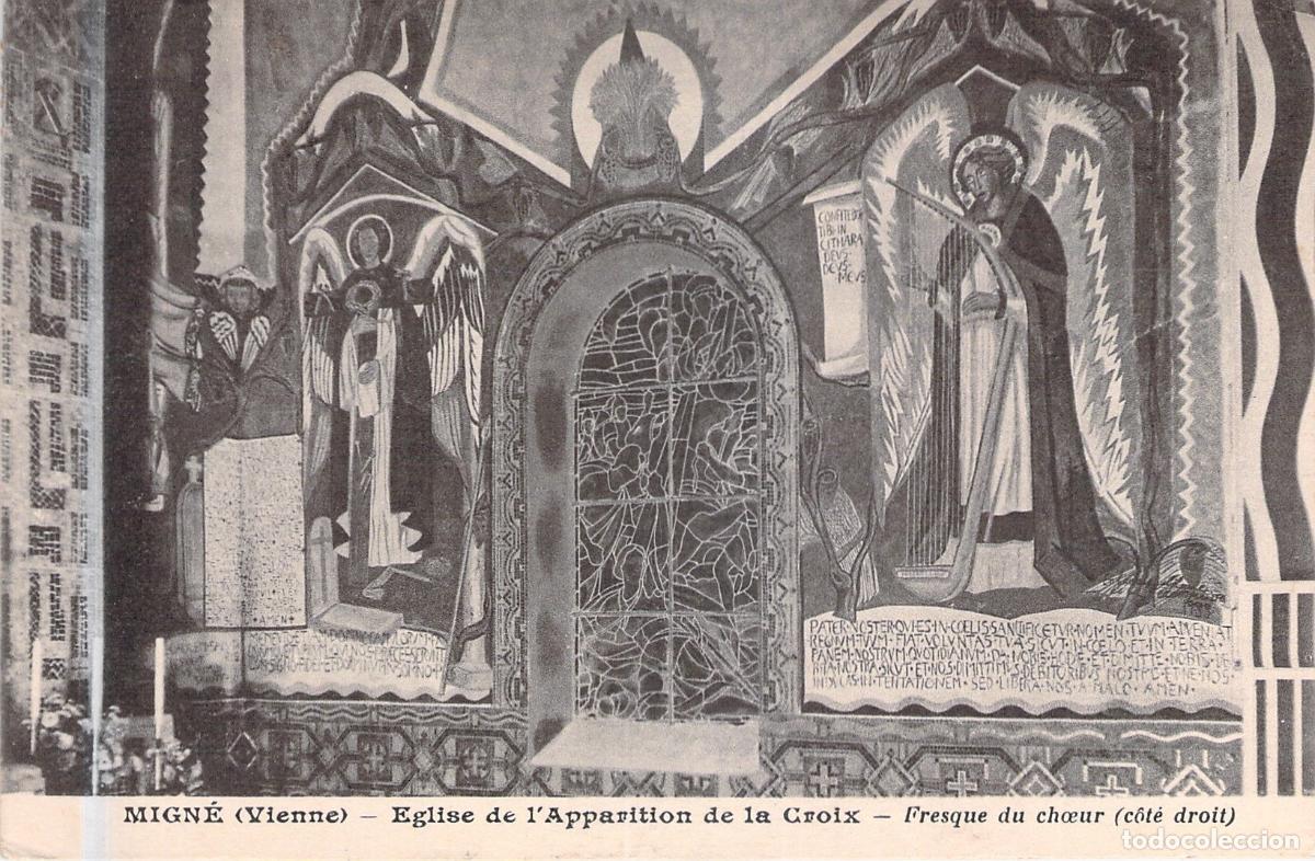 Cartoline: Postal Iglesia de la Aparici&oacute;n de la Cruz Mign&eacute; Francia