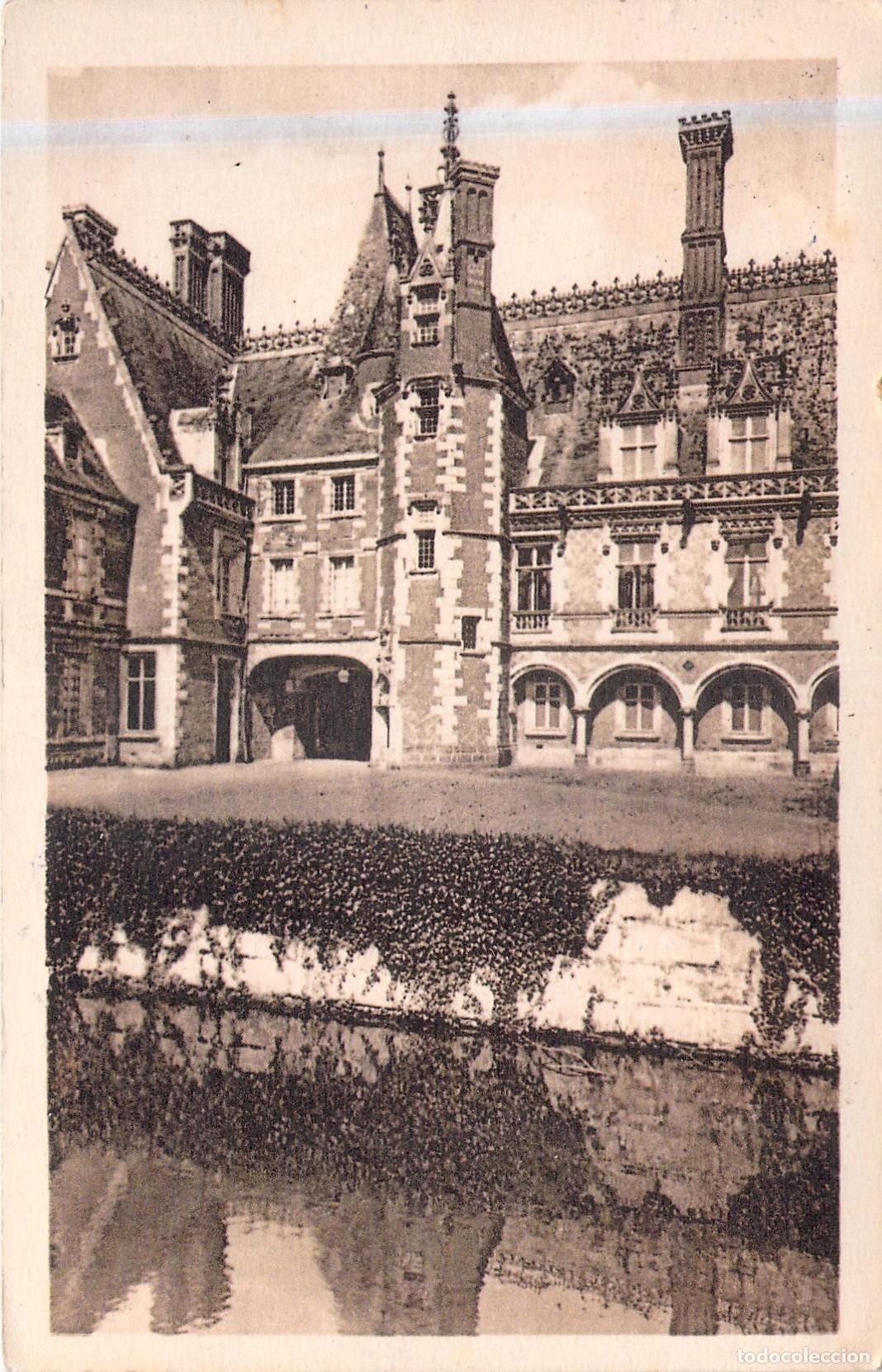 Cartoline: Postal del Castillo de Maintenon en Francia con Reflejo en el Agua