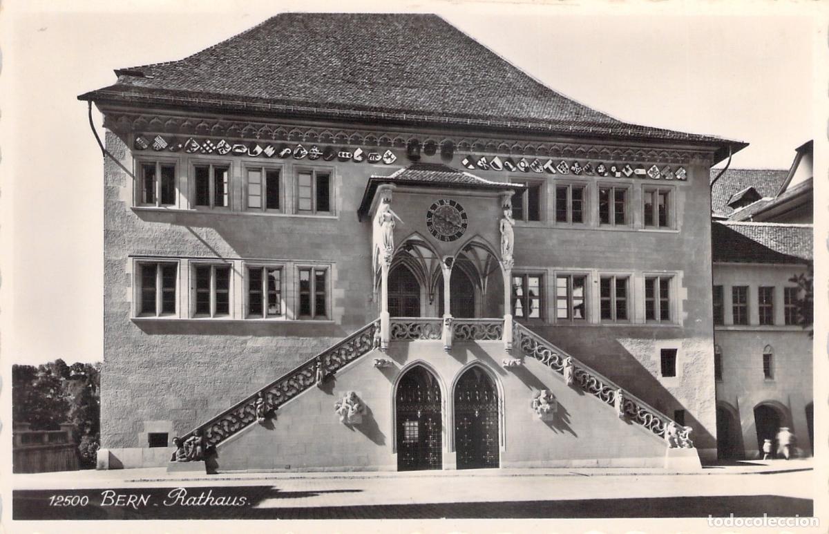 Cartoline: Postal del Ayuntamiento de Berna Suiza Rathaus