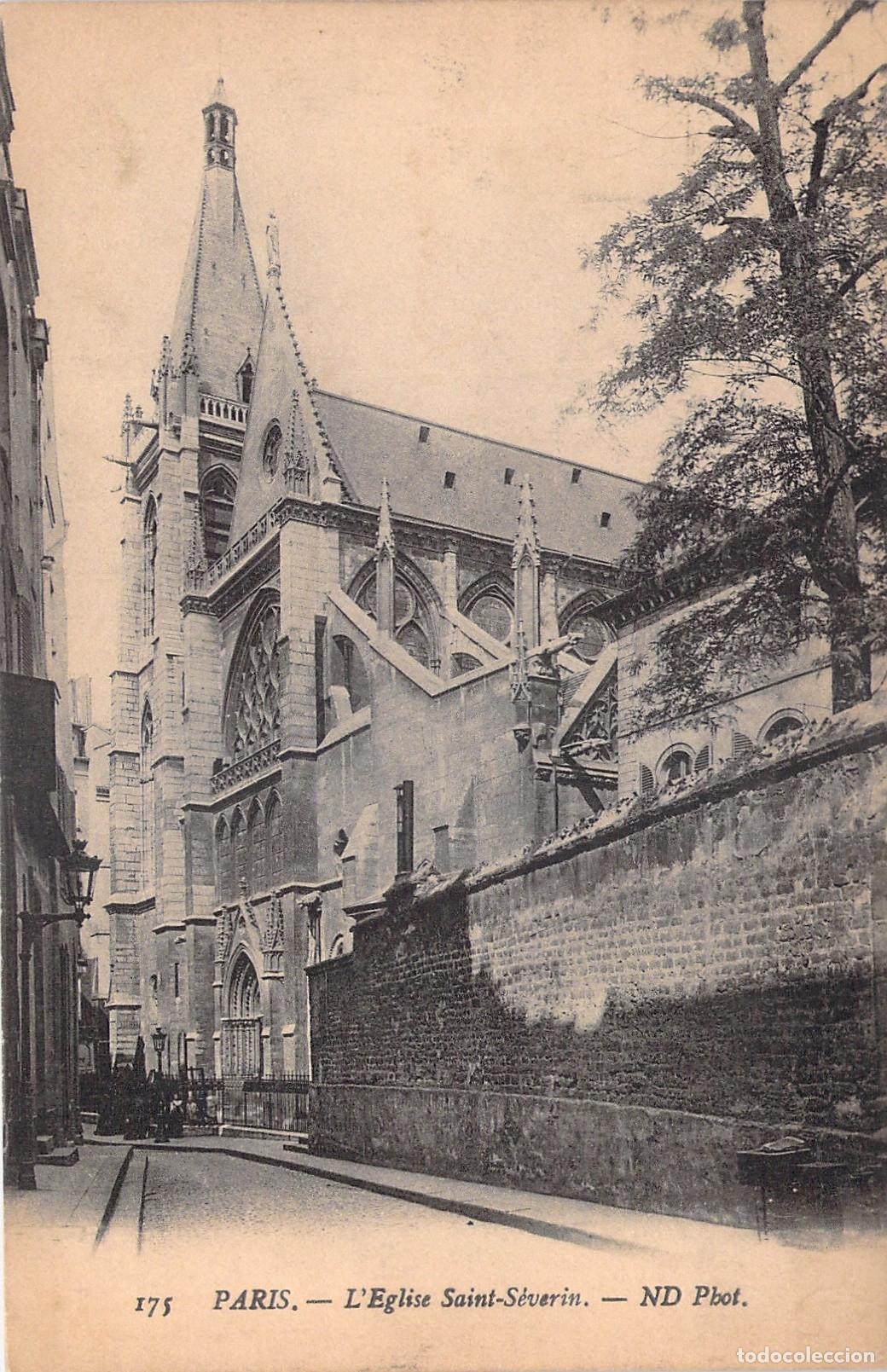 Cartoline: Tarjeta Postal de la Iglesia Saint-S&eacute;verin en Par&iacute;s