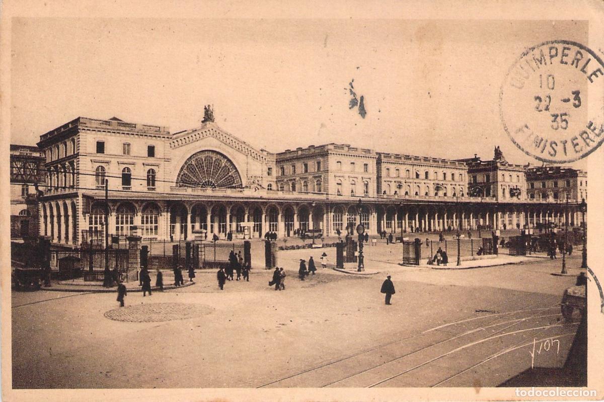 Cartoline: Postal de la Estaci&oacute;n Gare de l'Est en Par&iacute;s