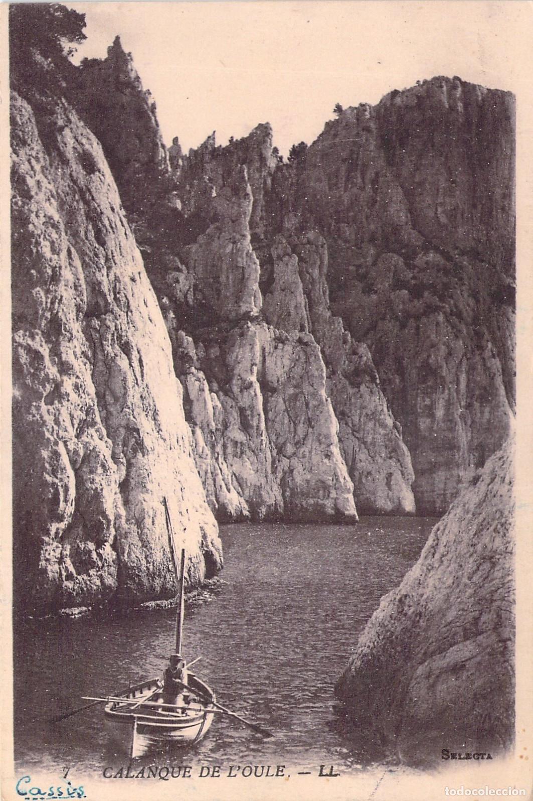 Postales: Postal Calanque de l'Oule Cassis Francia Paisaje Costero