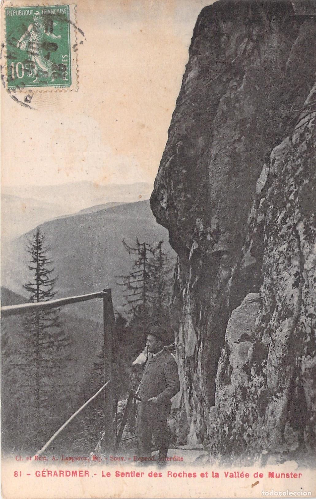 Postales: Postal de G&eacute;rardmer - Le Sentier des Roches y el Valle de Munster