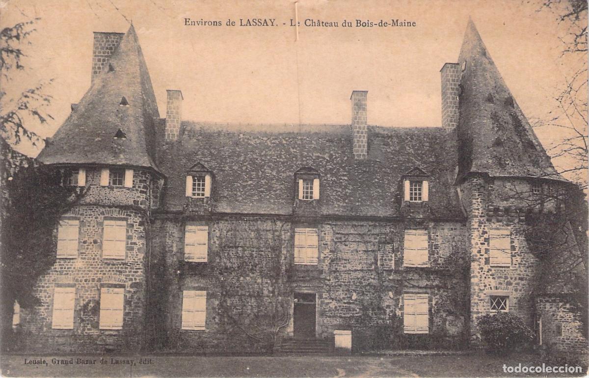 Postales: Postal Castillo del Bois-de-Maine Lassay Francia