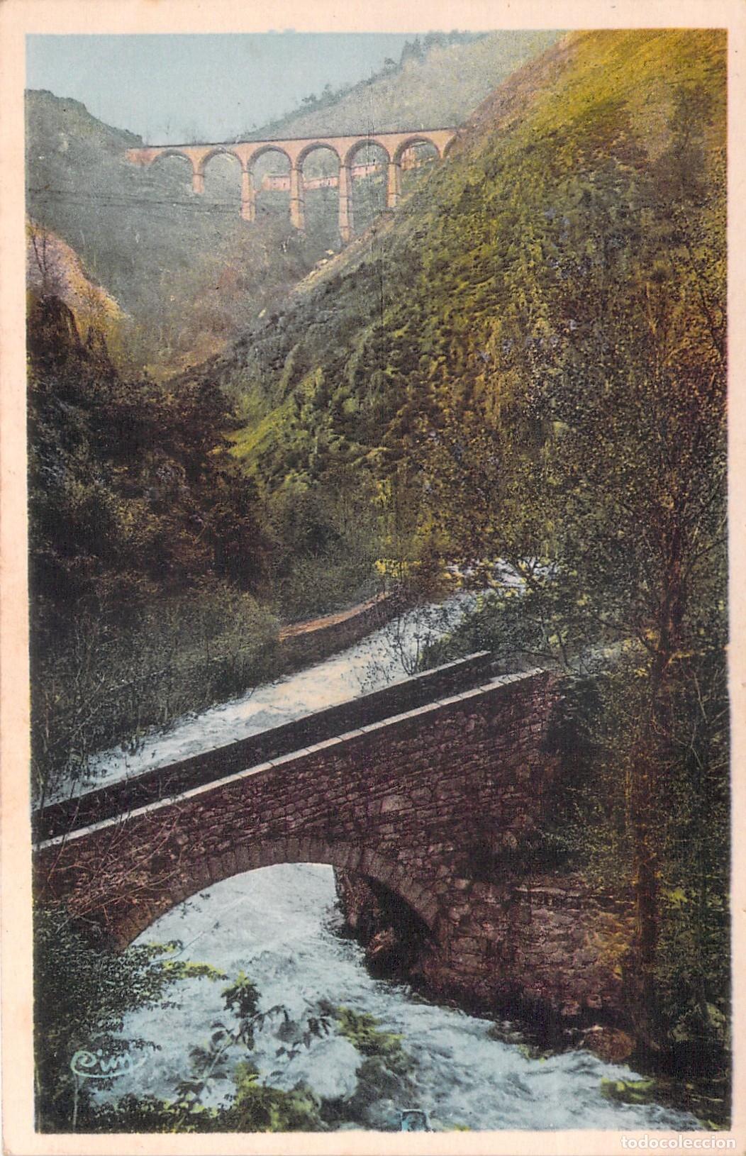 Postales: Postal de Gorges de Margeride y Pont-de-Dore, Francia