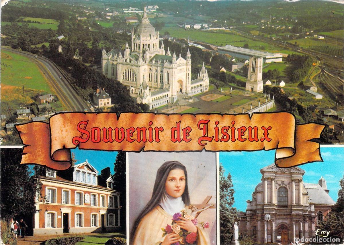 Postales: Postal Souvenir de Lisieux Santa Teresa de Lisieux Francia
