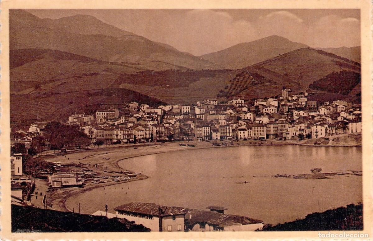Postkarten: Postal de Banyuls-sur-Mer, Francia - Vista General y Bah&iacute;a