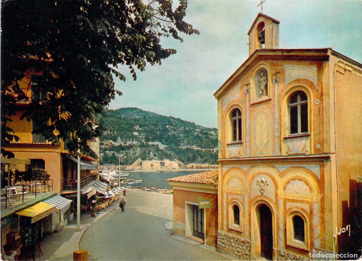 Postales: Postal Capilla de los Pescadores Villefranche-sur-Mer, Jean Cocteau