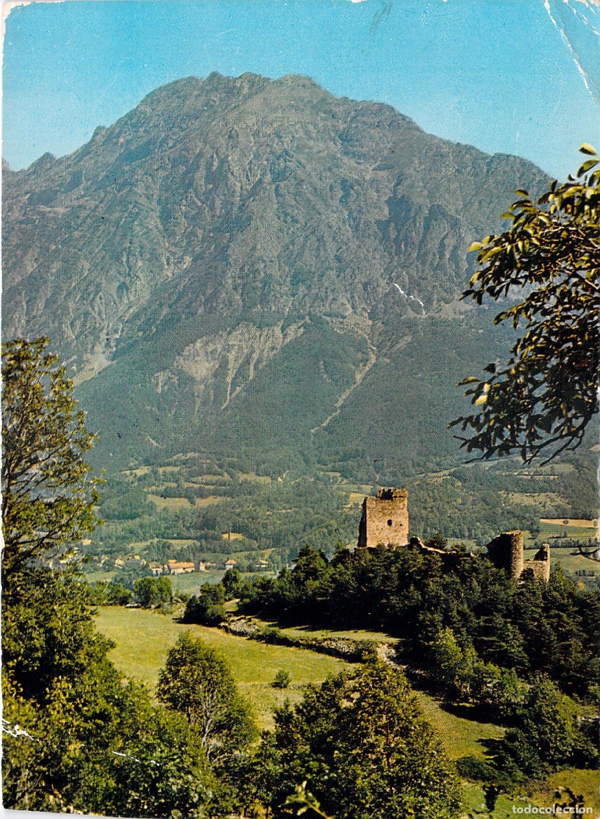 Postales: Postal de Saint-Firmin-en-Valgaudemar, Castillo y Monta&ntilde;a de Challiol