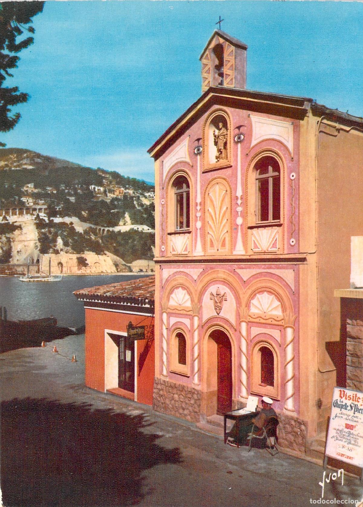 Postales: Postal de la Capilla de los Pescadores de Villefranche