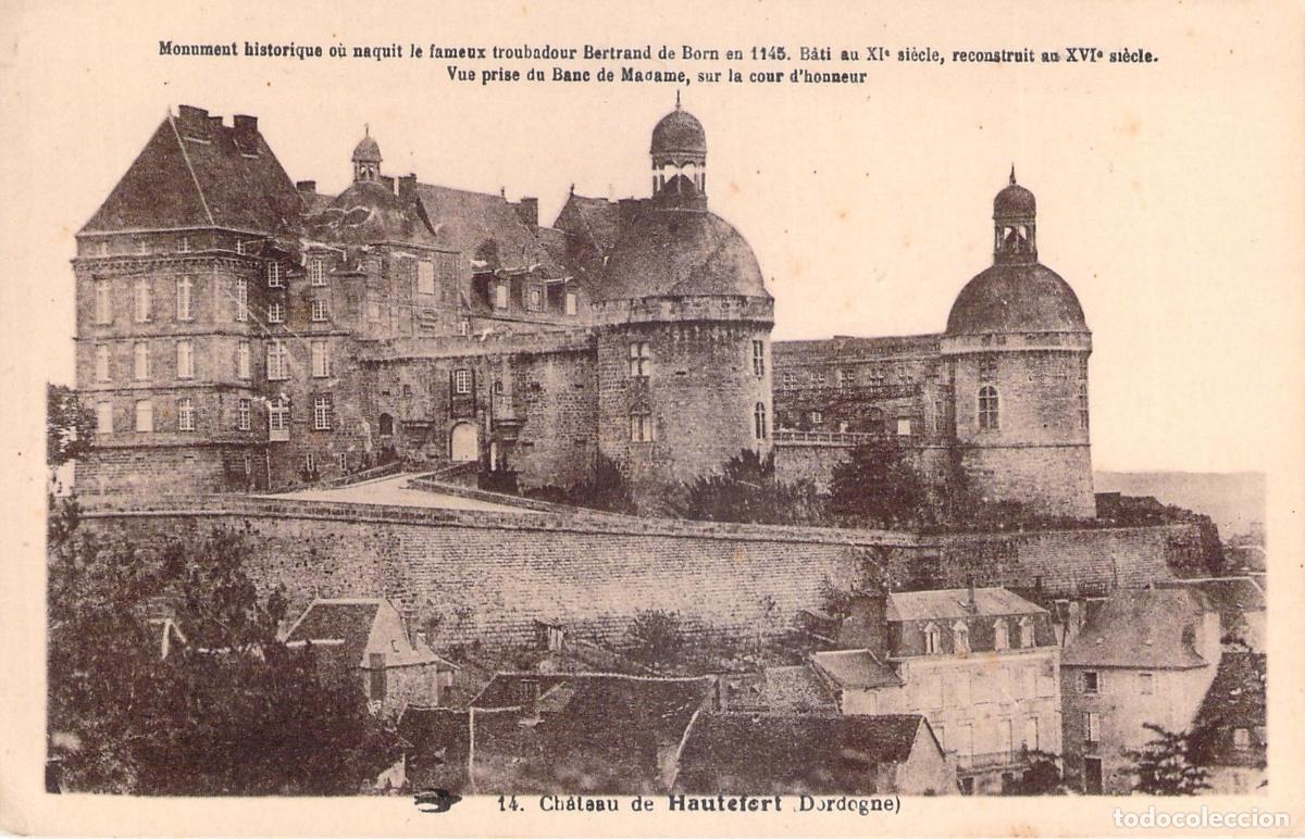 Postales: Postal del Ch&acirc;teau de Hautefort en Dordogne, Francia