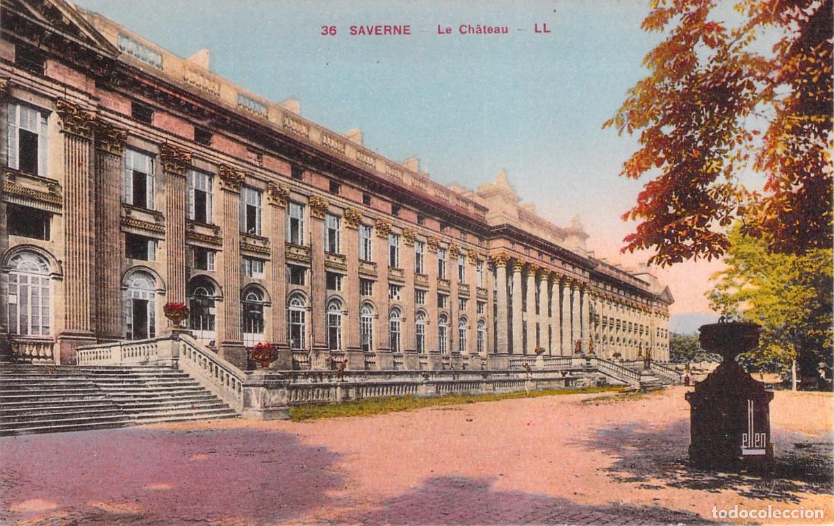 Postales: Postal del Castillo de Rohan en Saverne Francia