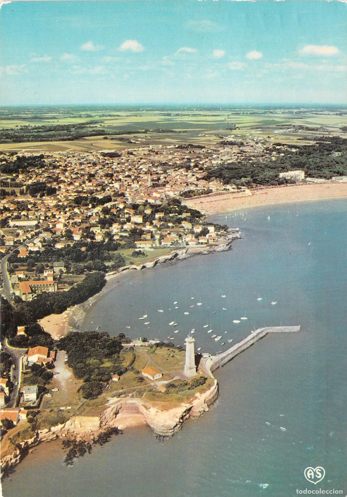 Postales: Postal de Vista A&eacute;rea de Saint-Georges-de-Didonne con Faro y Playa