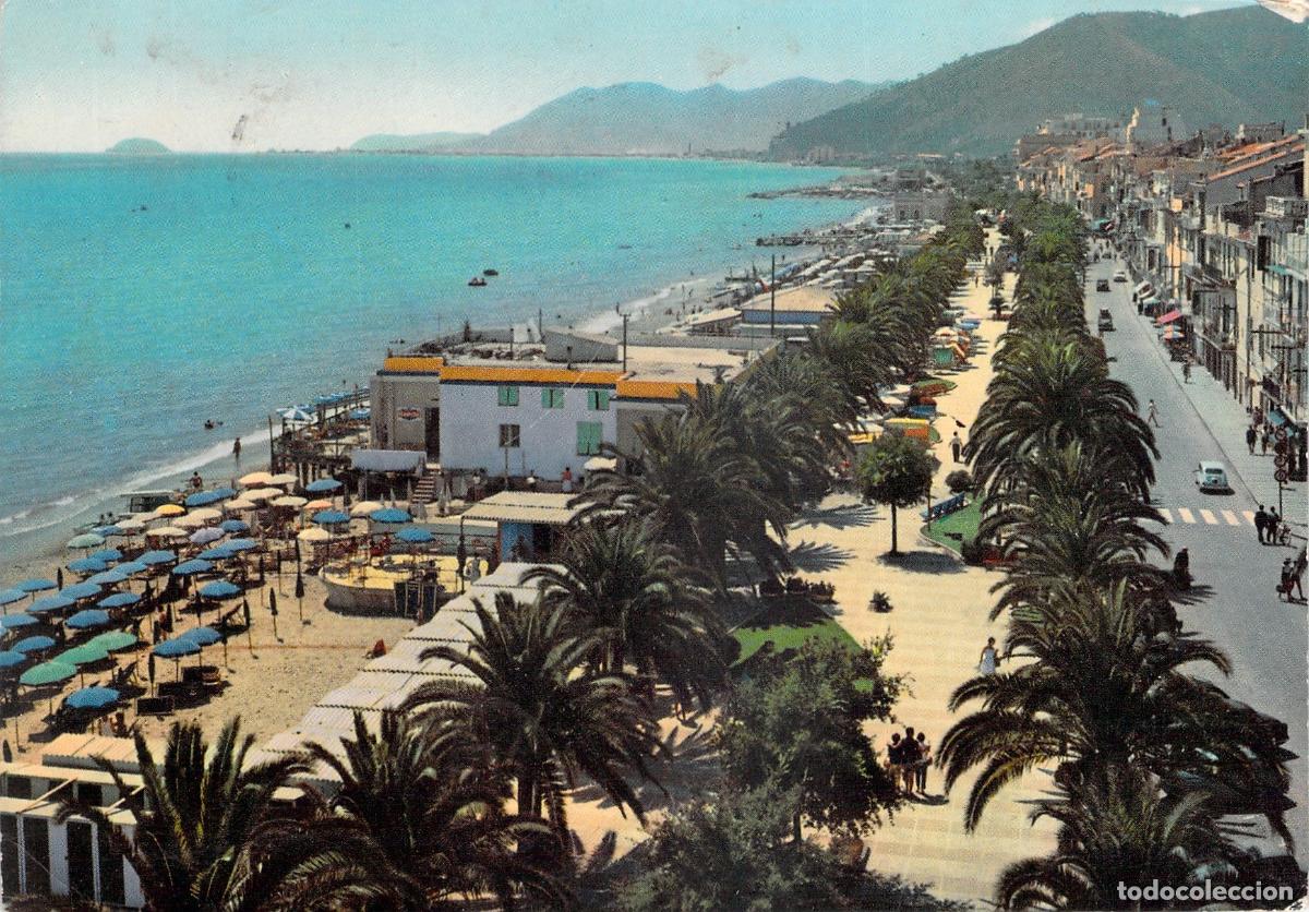 Postkarten: Postal de Loano Riviera delle Palme Lungomare Italia