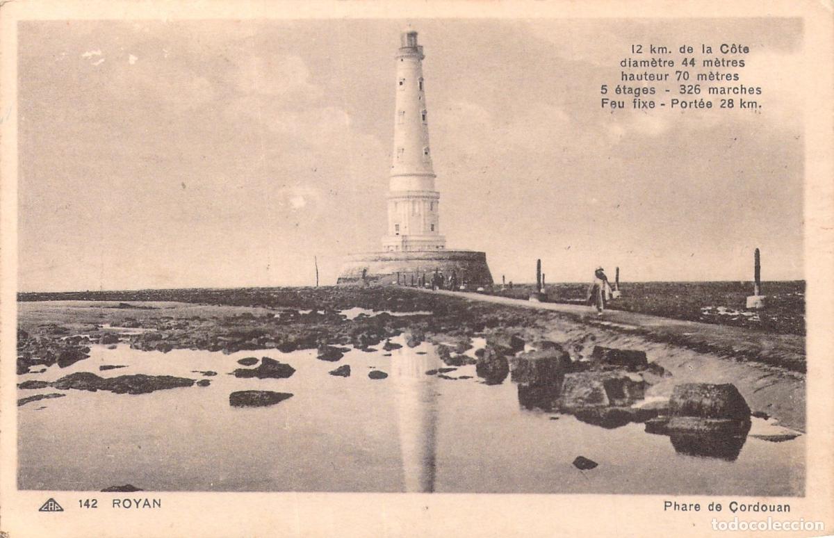 Postkarten: Postal Faro de Cordouan cerca de Royan Francia